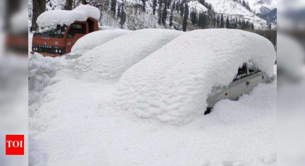 Temperatures drop as snow falls in higher reaches Dehradun News