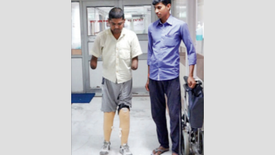 Limbs gone due to rare ailment, man looks to PM Modi for job