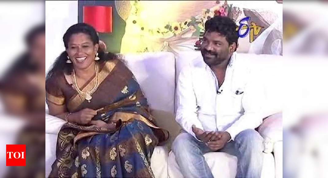 Lyricist Chandrabose And Wife Share A Cute Moment On 'Dhee Jodi ...