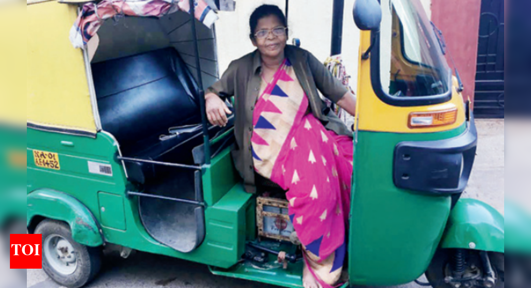 A supermom, she's known as Auto Rani | Bengaluru News - Times of India
