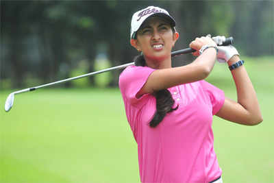 Aditi Tied-14th after second round in China | Golf News - Times of India