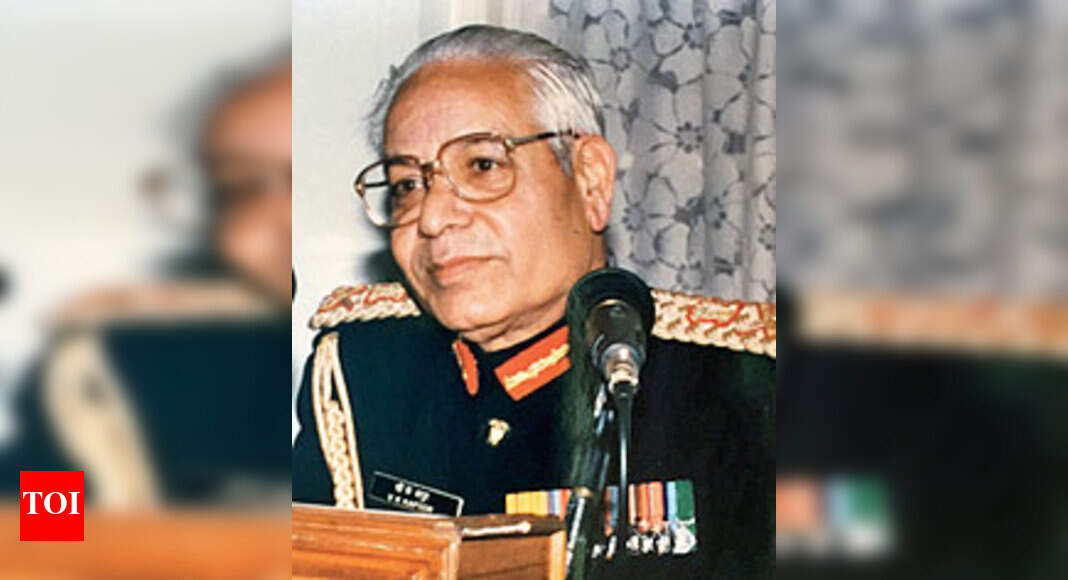Lt. Gen. V. K. KAPOOR PVSM, AVSM (RETD) Times of India