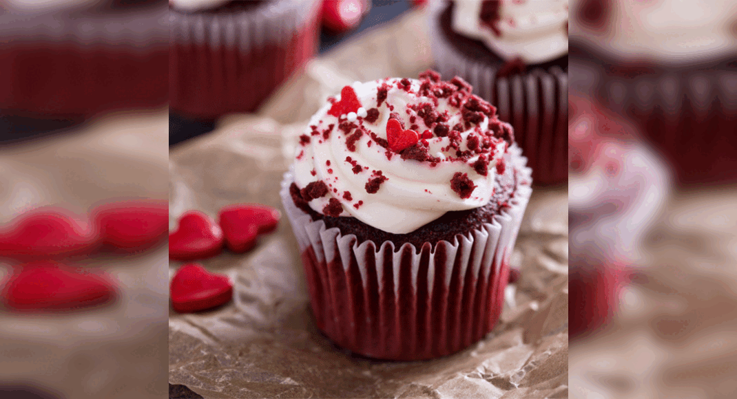 Red Velvet Cupcake Recipe: How to Make Red Velvet Cupcake Recipe | Homemade Red Velvet Cupcake Recip