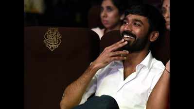 Dhanush attended Chinmayi's live concert at Lady Andal School for cancer affected kids in Chennai