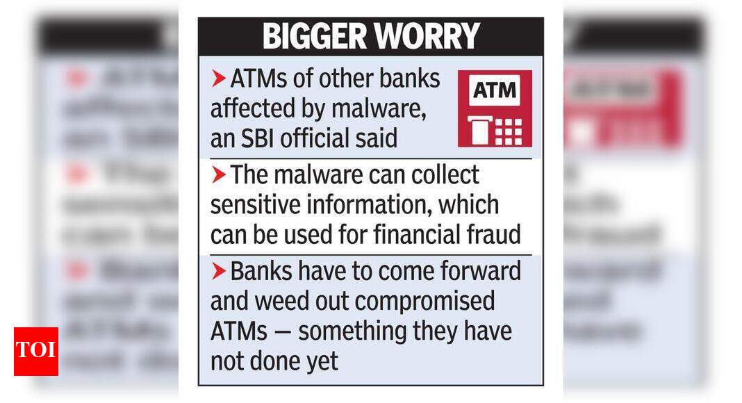 Security breach SBI blocks over 6L debit cards Times of India