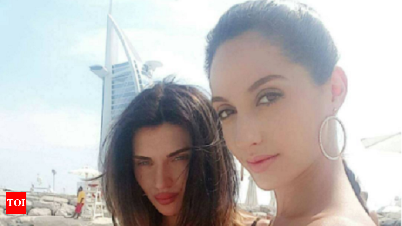Nora Fatehi, wearing a strapless bra, gave bo*ld poses while standing on a  kayak in the beach! A storm arose in the hearts of the fans with the killer  acts - informalnewz