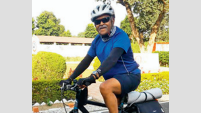 Retired general cycling 12,000 km to honour fallen soldiers