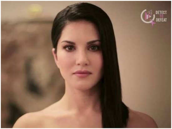 Sunny Leone stars in the new breast cancer awareness video!