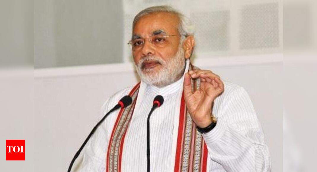 Narendra Modi: Man makes PM's portrait using 'bindis' | Vadodara News ...