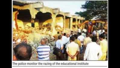 Students gherao Kalyan civic chief for demolishing illegal school building