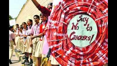 Administration launches 'Say no to crackers' drive
