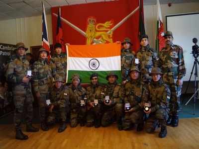 Indian Army team bags gold at Cambrian Patrol Competition