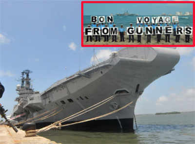 Indian Navy bids farewell to aircraft carrier INS Viraat