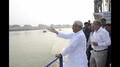 Bihar CM travels Nasriganj to Didarganj to inspects preparations at Chhath Ghats in Patna
