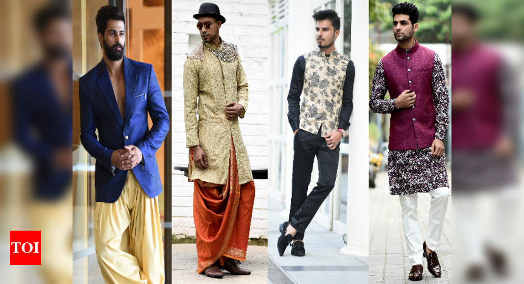 Guys, dress up to dazzle, this Deepavali - Times of India