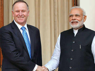 India v New Zealand: Modi, Key draw from cricket to highlight warm ties