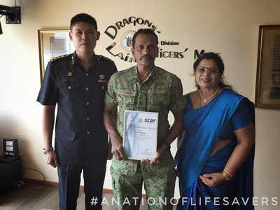 Indian-origin Singaporean awarded for his life-saving efforts