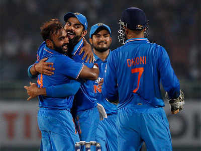 India v New Zealand, 5th ODI, Vizag: Amit Mishra five-for spins India to series win