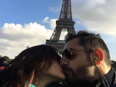 When newly-weds Siddhant Karnick and Megha Gupta kissed under the Eiffel Tower