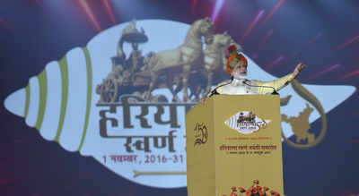 Haryana Golden Jubilee: PM appeals to save girl child