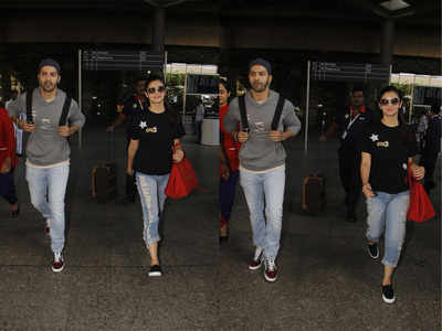 Spotted: Varun, Alia return to Mumbai after 'Badrinath Ki Dulhania' shoot