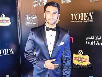 Ranveer Singh Shimmers In A Black Suit