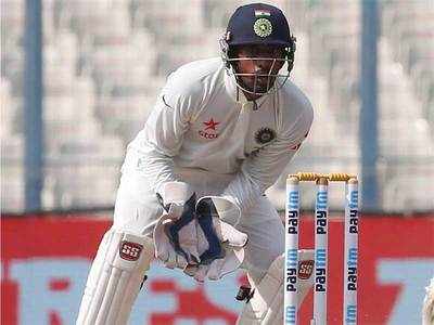 England in India: Saha pads up for English Test