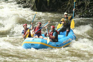 Whitewater river rafting