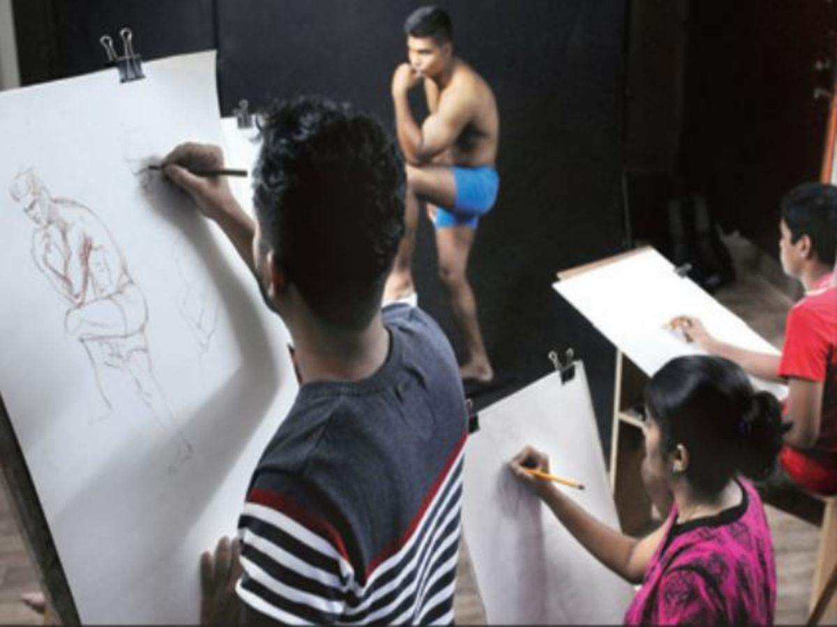 Modeling nude for art in Mumbai