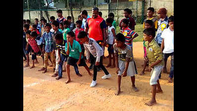 Underprivileged kids turn to sports to beat daily life’s sufferings