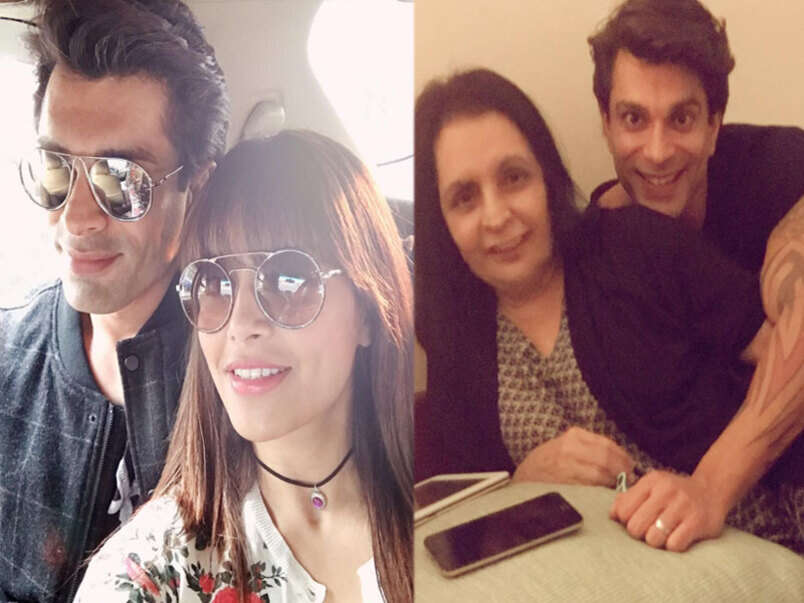 Bipasha Basu visits her in-laws in Delhi with Karan Singh Grover