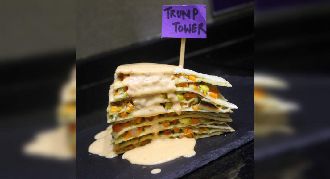 Trump Tower - Quesadilla recipe by Rakhee Vaswani on Times Food