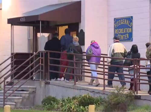 Polling stations see long voting lines across US