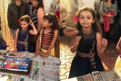 Kashvi Kothari celebrates her birthday on Devanshi set
