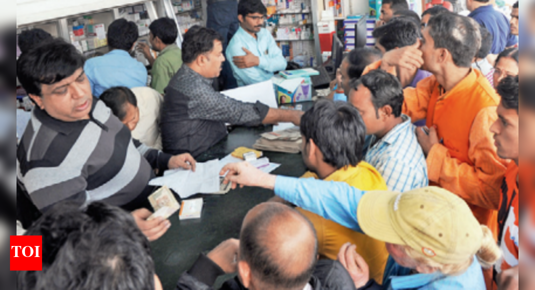 Hospitals turn away patients Delhi News Times of India