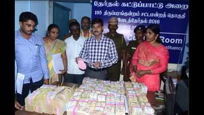 Election officials seize Rs 2.94 crore in Madurai