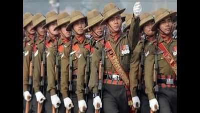 'Rhinos' gather to celebrate 75 yrs of Assam Regiment