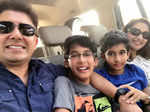 Madhuri Dixit Nene's cute family photo