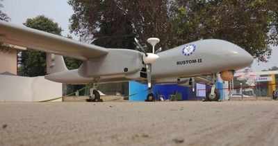 DRDO's combat drone Rustom-2 flies for the first time