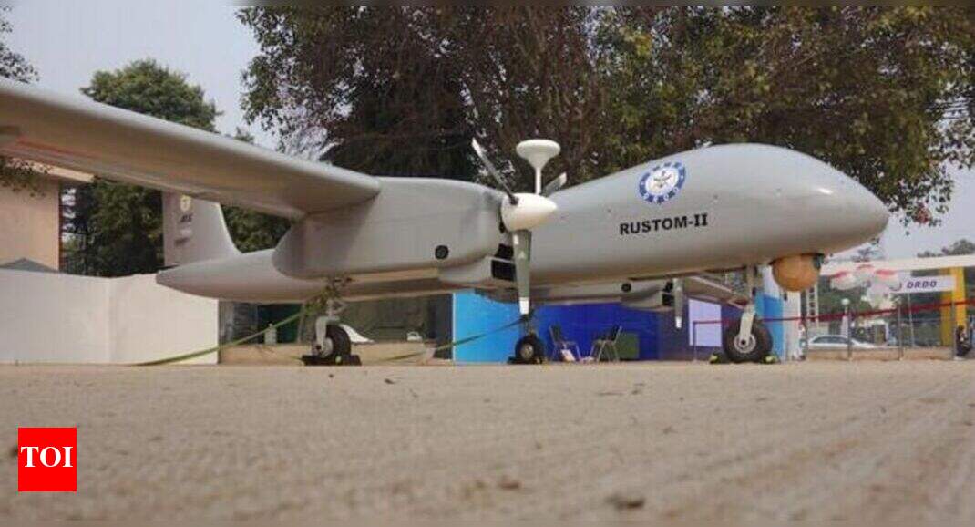 DRDO: DRDO's combat drone Rustom-2 flies for the first time | India ...