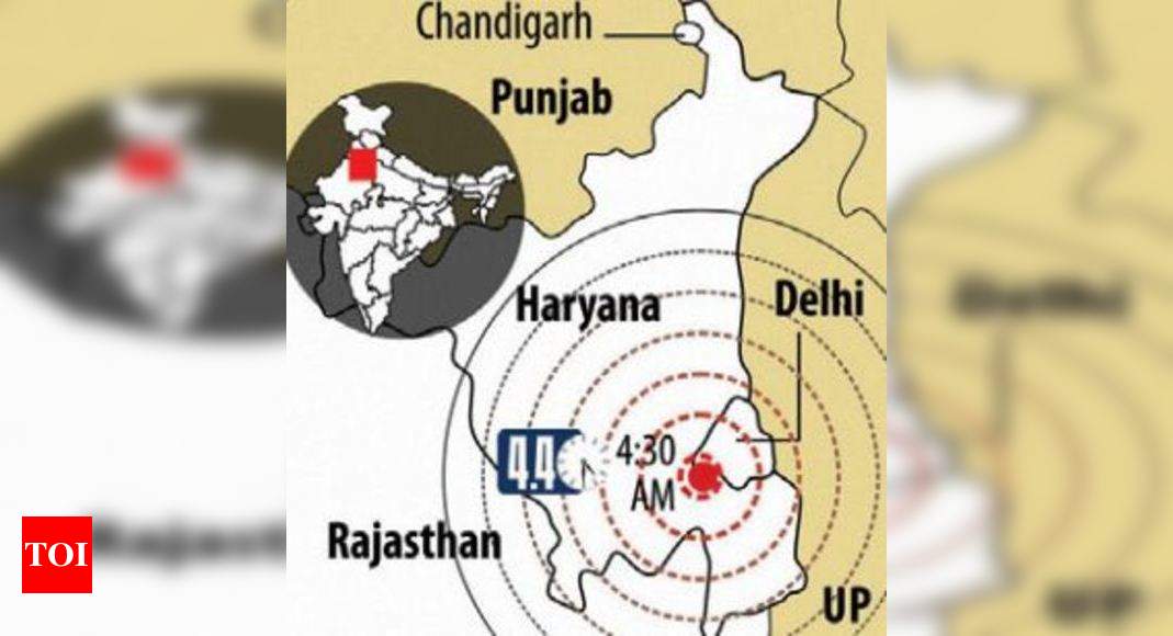 Lowintensity earthquake shakes state Jaipur News Times of India