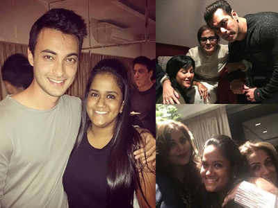 Inside pics of Salman Khan and friends at Arpita-Aayush's wedding anniversary bash