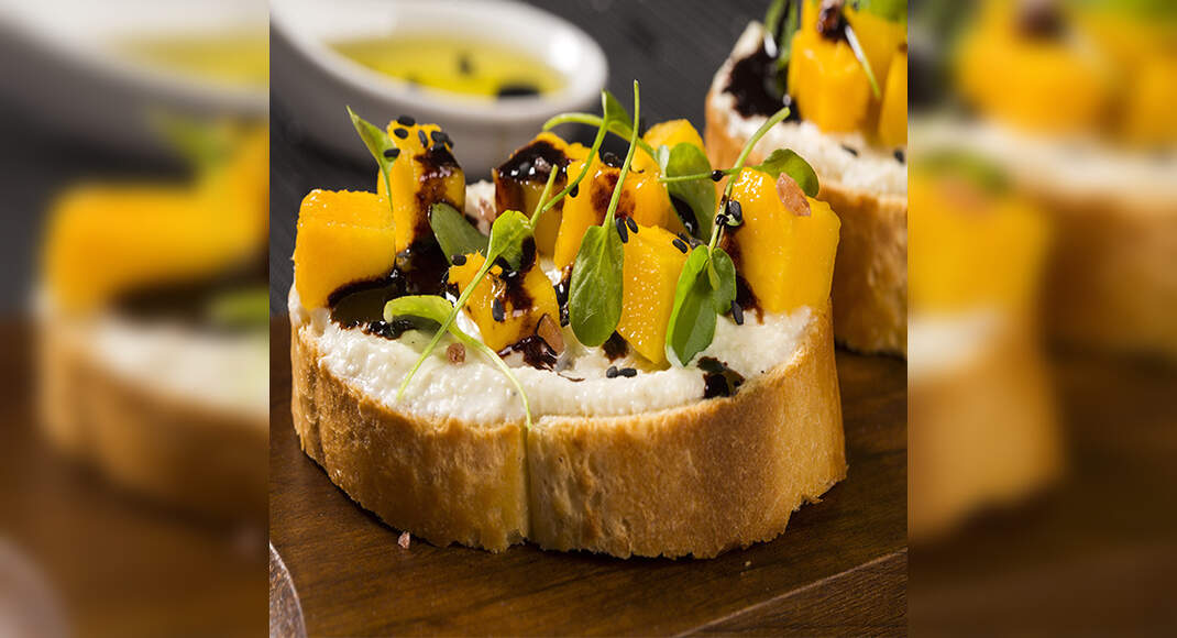 Raw Mango Chimichurri Bruschetta recipe by Pankaj Bhadouria on Times Food