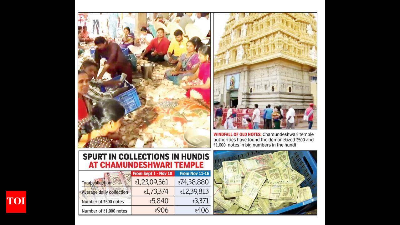 Daily collection at Sri Chamundeshwari temple sees spike after 