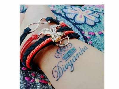 Divyanka Tripathi's fan gets her name tattooed