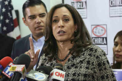 Kamala Harris slams Trump over attorney general pick