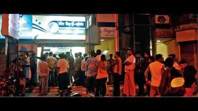 ATM-hopping becomes Sunday fun for city