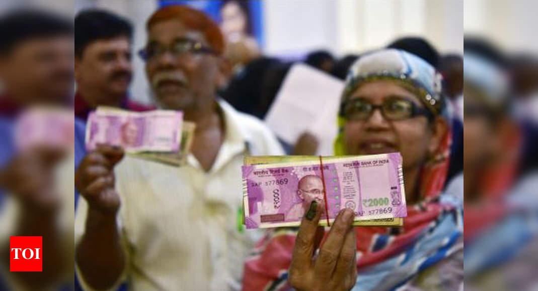 Currency Demonetisation Banks Get About Rs 5 44 Lakh Crore Worth Of