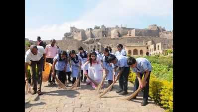 Golconda Fort buzzes with activity