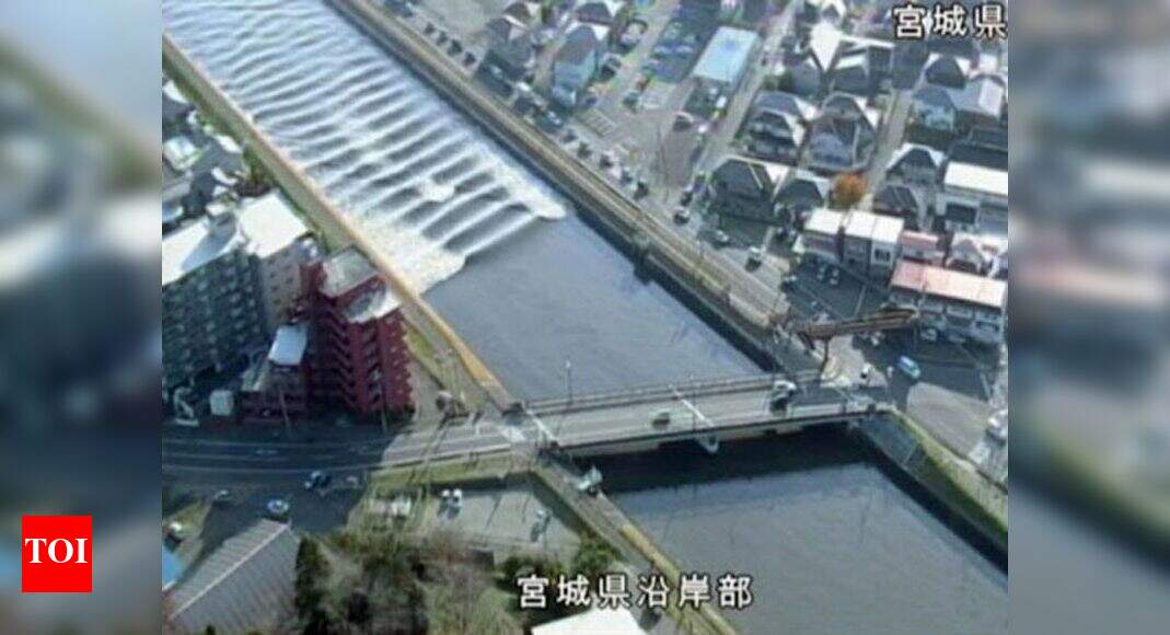 Video of tsunami in japan today